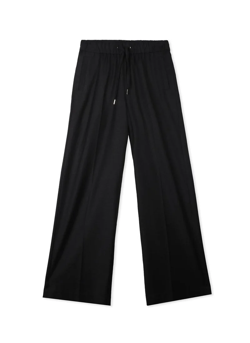 لولا كساديمونت Straight fit trousers with an elasticated waistband and adjustable drawstring
